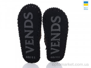 Капці чоловічі 368M коричневий Vends коричневий  оптом от Optomarket