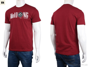 Футболка чоловічі 3707-071-2 bordo Daniel Jones бордовий  оптом от Optomarket