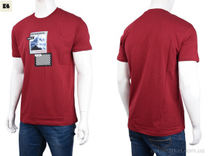 Футболка чоловічі 3707-075 bordo Daniel Jones бордовий  оптом от Optomarket