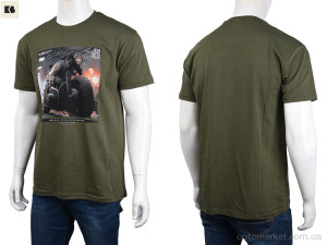 Футболка чоловічі 3707-093 green Daniel Jones зелений  оптом от Optomarket