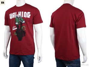 Футболка чоловічі 3707-121 bordo Daniel Jones бордовий  оптом от Optomarket