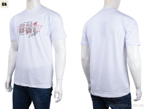 Футболка чоловічі 3707-130 white Daniel Jones білий  оптом от Optomarket