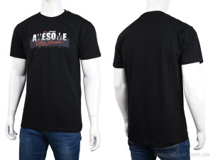 Футболка чоловічі 3707-140-2 black Daniel Jones чорний  оптом от Optomarket