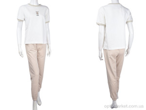 Костюм жіночі 3708-3349-3 beige Мир бежевий  оптом от Optomarket