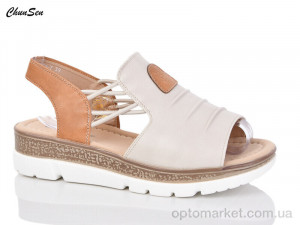 Купить Босоніжки жіночі 37159-7 Chunsen бежевий