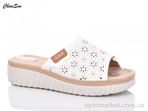 Купить Шльопанці жіночі 37217-3 Chunsen білий