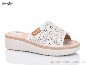 Купить Шльопанці жіночі 37217-7 Chunsen бежевий