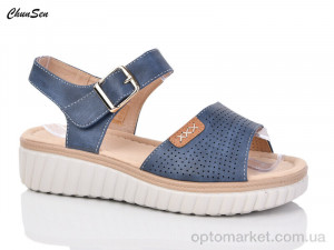 Купить Босоніжки жіночі 37218-11 Chunsen синій