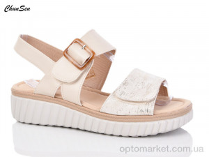 Купить Босоніжки жіночі 37219-7 Chunsen бежевий