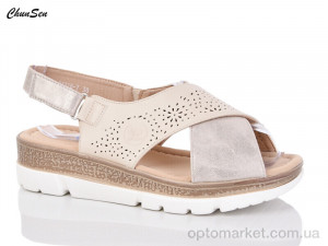 Купить Босоніжки жіночі 37318-7 Chunsen бежевий