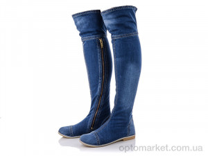 Купить Ботфорти жіночі 375 Ersax синій