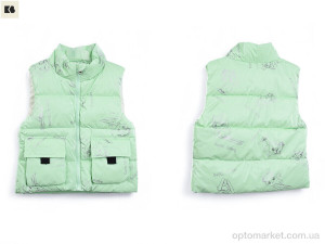 Жилетка дитячі 3790-12 l.green Hao Jiekids зелений  оптом от Optomarket