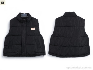 Жилетка дитячі 3790-2 black Liangliangyu чорний  оптом от Optomarket