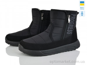 Купить Дутики чоловічі 3815 чорний Progress чорний