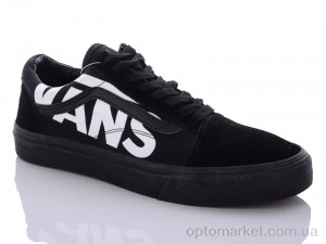 Купить Кросівки чоловічі 382A ALL black V-ans чорний