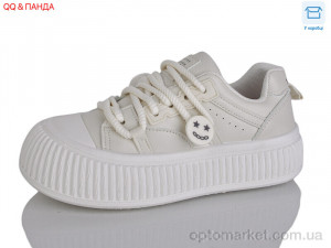 Купить Кеди жіночі 383-1-3 QQ&Панда бежевий