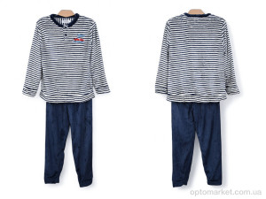 Пижама дитячі 3879-12519-1 navy Xuelixiang синій  оптом от Optomarket