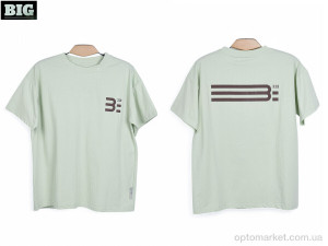 Футболка унісекс 3972-180-3 green BIG зелений  оптом от Optomarket