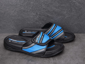 Шльопанці чоловічі 3RB3M blue-black ADDA чорний  оптом от Optomarket