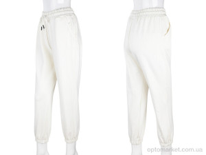 Спортивні штаны жіночі 4009-10 white Мир білий  оптом от Optomarket