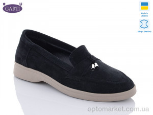 Купить Туфлі жіночі 401 чорний замш-беж Garti чорний