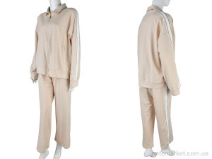 Спортивний костюм жіночі 4011-360 beige Saint Wish бежевий оптом от Optomarket