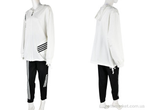 Спортивний костюм жіночі 4011-363 white Saint Wish білий оптом от Optomarket