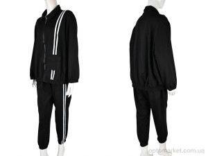 Спортивний костюм жіночі 4011-373 black Saint Wish чорний  оптом от Optomarket