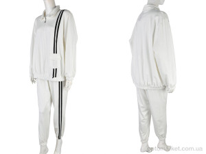 Спортивний костюм жіночі 4011-373 white Saint Wish білий  оптом от Optomarket