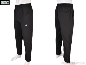 Спортивні штаны чоловічі 4033-A04-1 black N.ke чорний  оптом от Optomarket