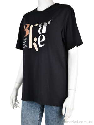 Купить Футболка жіночі 4049-02-1 black Vonnavi чорний