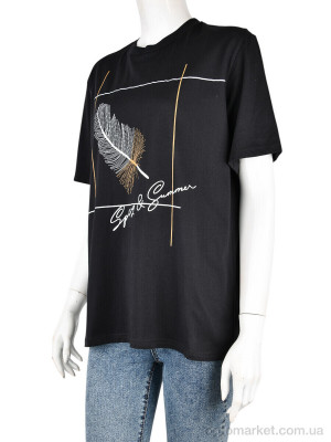 Купить Футболка жіночі 4049-03-1 black Vonnavi чорний