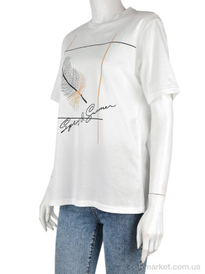 Купить Футболка жіночі 4049-03-2 white Vonnavi білий