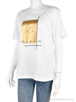 Купить Футболка жіночі 4049-04-2 white Vonnavi білий