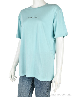 Купить Футболка жіночі 4049-05-5 l.blue Vonnavi блакитний