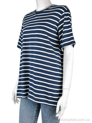 Купить Футболка жіночі 4049-10-1 navy Vonnavi синій