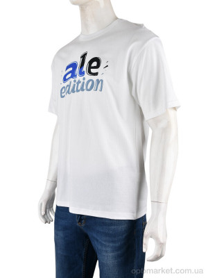 Купить Футболка чоловічі 4072-M02-2 white Ale Edition білий