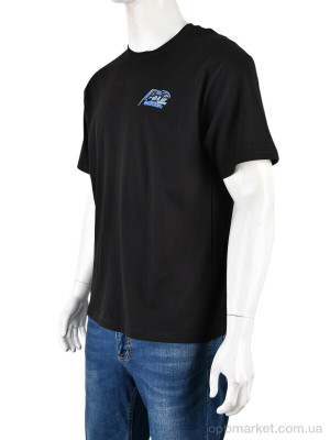 Купить Футболка чоловічі 4072-M04-1 black Ale Edition чорний