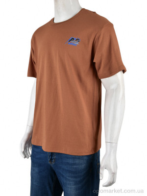 Купить Футболка чоловічі 4072-M04-3 brown Ale Edition коричневий