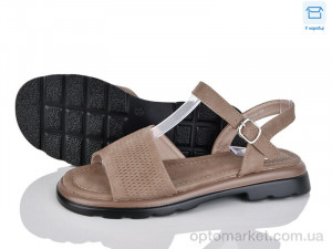 Купить Босоніжки жіночі 4075-DZ01-4 PLPS коричневий