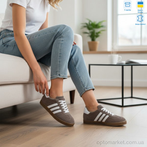 Кросівки жіночі 408-10 Tamei коричневий  оптом от Optomarket