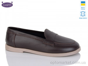 Купить Туфлі жіночі 408 корич шкіра Garti коричневий