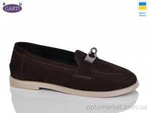Купить Туфлі жіночі 409 корич замш Garti коричневий