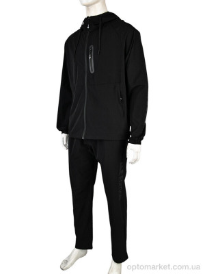 Купить Спортивний костюм чоловічі 4101-A53-1 black Ale Edition чорний
