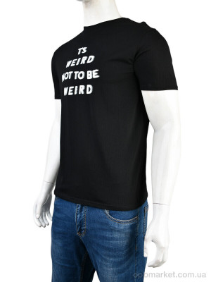 Купить Футболка чоловічі 4117-NT48-12-1 black Nana чорний