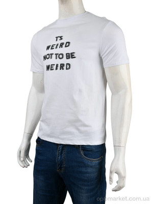 Купить Футболка чоловічі 4117-NT48-12-2 white Nana білий