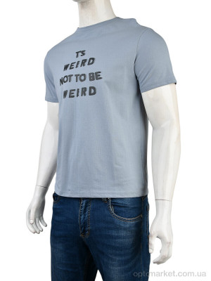 Купить Футболка чоловічі 4117-NT48-12-5 grey Nana сірий