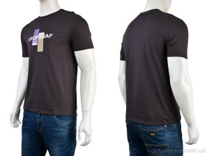 Футболка чоловічі 4117-NT48-13-4 grey Nana сірий  оптом от Optomarket