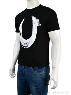 Купить Футболка чоловічі 4117-NT48-15-1 black Nana чорний