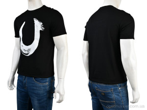Футболка чоловічі 4117-NT48-15-1 black Nana чорний  оптом от Optomarket